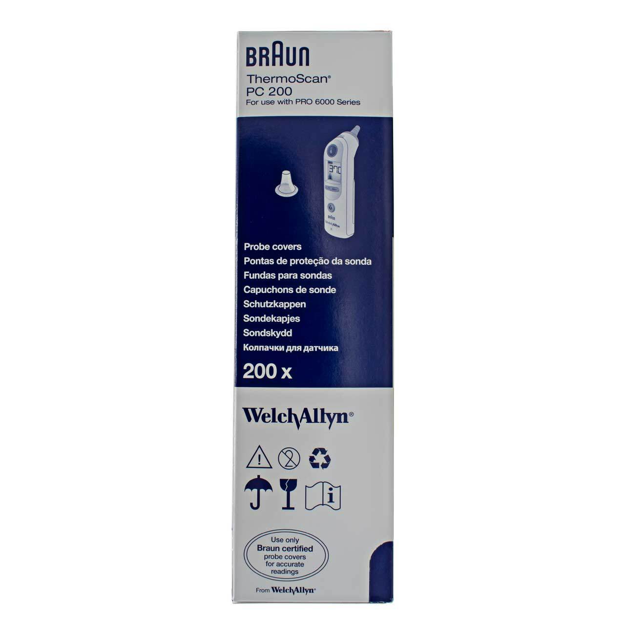 Welch Allyn 06000-800 Braun Pro6000 Disposable Ear Covers 800/Box