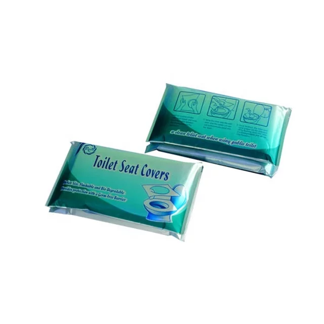 10 X 10 Piece Disposable Toilet Seat Cover Travel Pack - Image 4