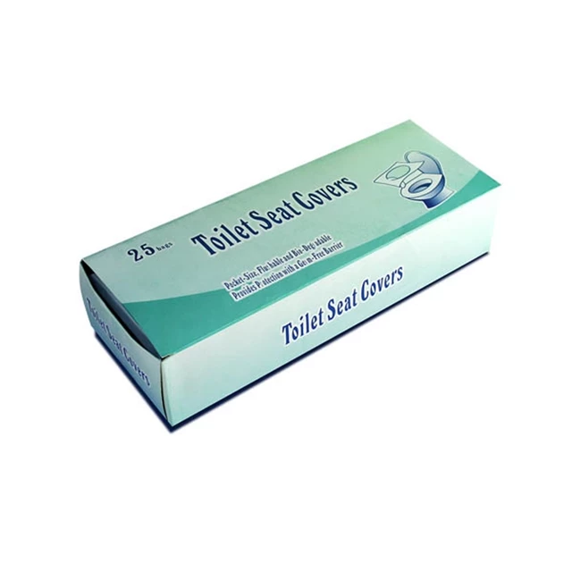 25 X 10 Piece Disposable Toilet Seat Cover Travel Pack - Image 2