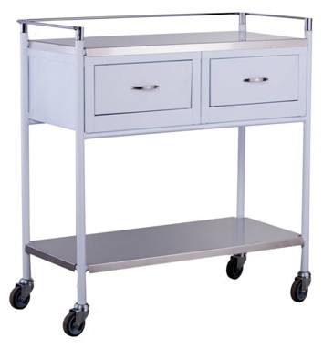 Anesthetic Trolley 2 Drawer - Large