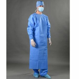 Gown Disp Blue Ties N/S 3Xl