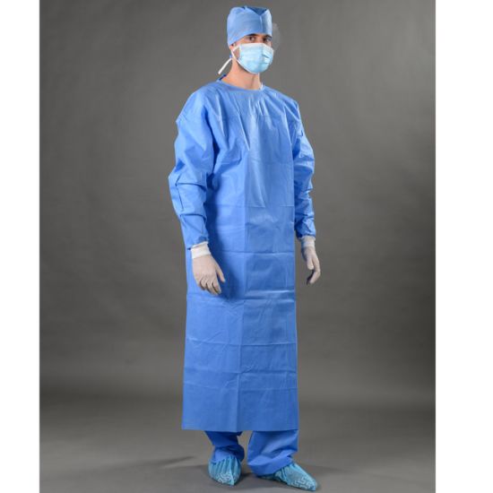 Gown Disp Blue Ties N/S 3Xl