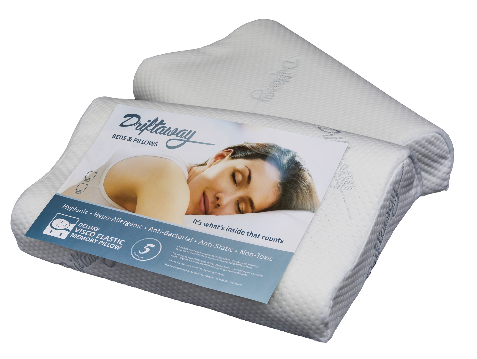 Memory Foam Pillow Contour (Light)