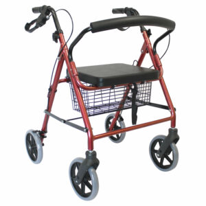 Rollator Loop Brakes 8" Wheels- Alum