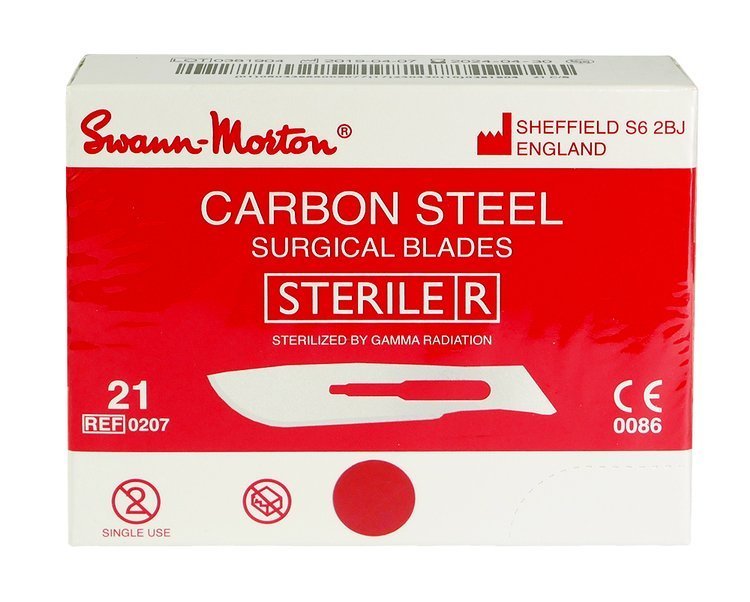 Scalpel Blades Swann Morton #21 100'S