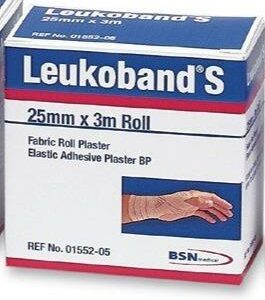 Leukoband S 25Mm X 3M Fabric Roll 572835-003 12'S