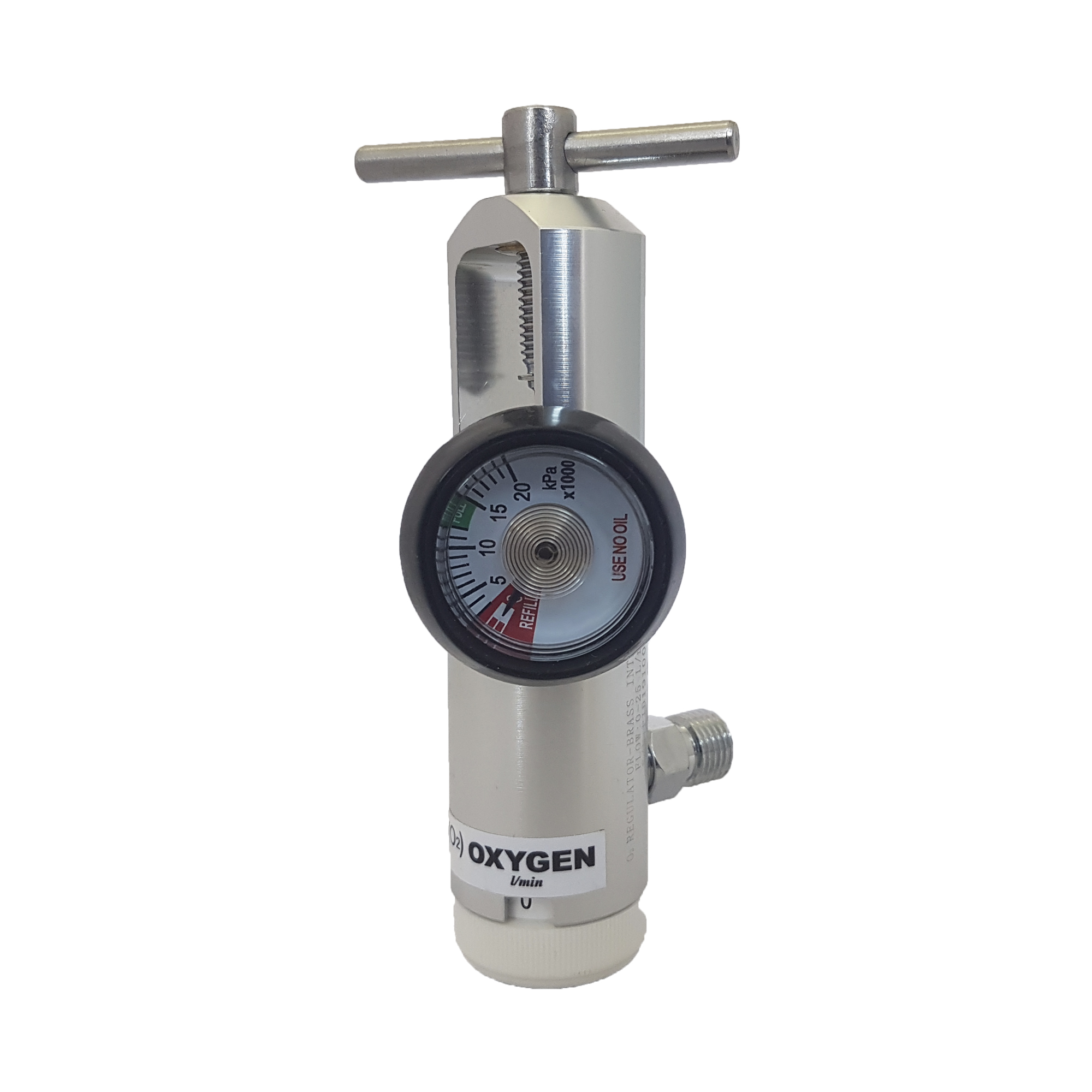 Oxygen Flow Meter &Amp; Regulator Pin Index 1 Gauge