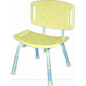 Shower Bench With Back Height Adjustable