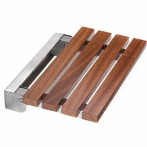 Shower Chair Wall Mounted - Brushed S/Steel