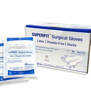 Gloves Superfit Latex Powdered Large 100'S