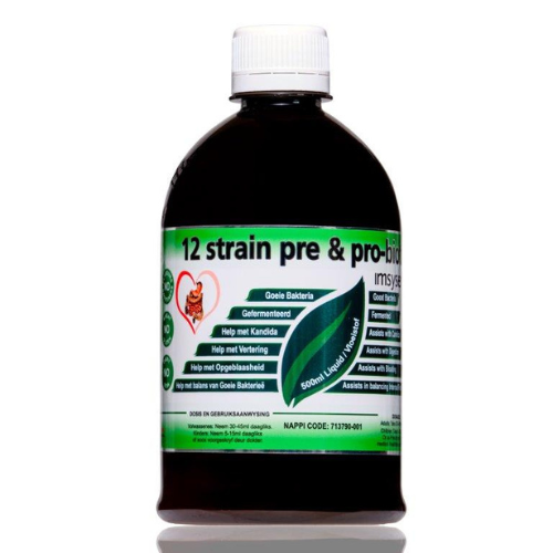 12 Strain Pre&Amp;Probiotic Liquid 500Ml