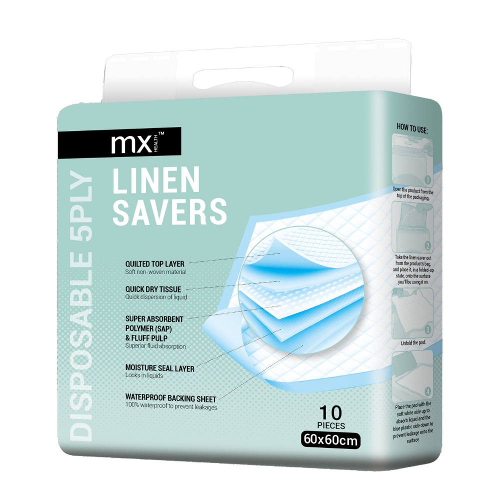 Linen Savers 10'S 5 Ply (60Cm X 60Cm) - 10 Packs