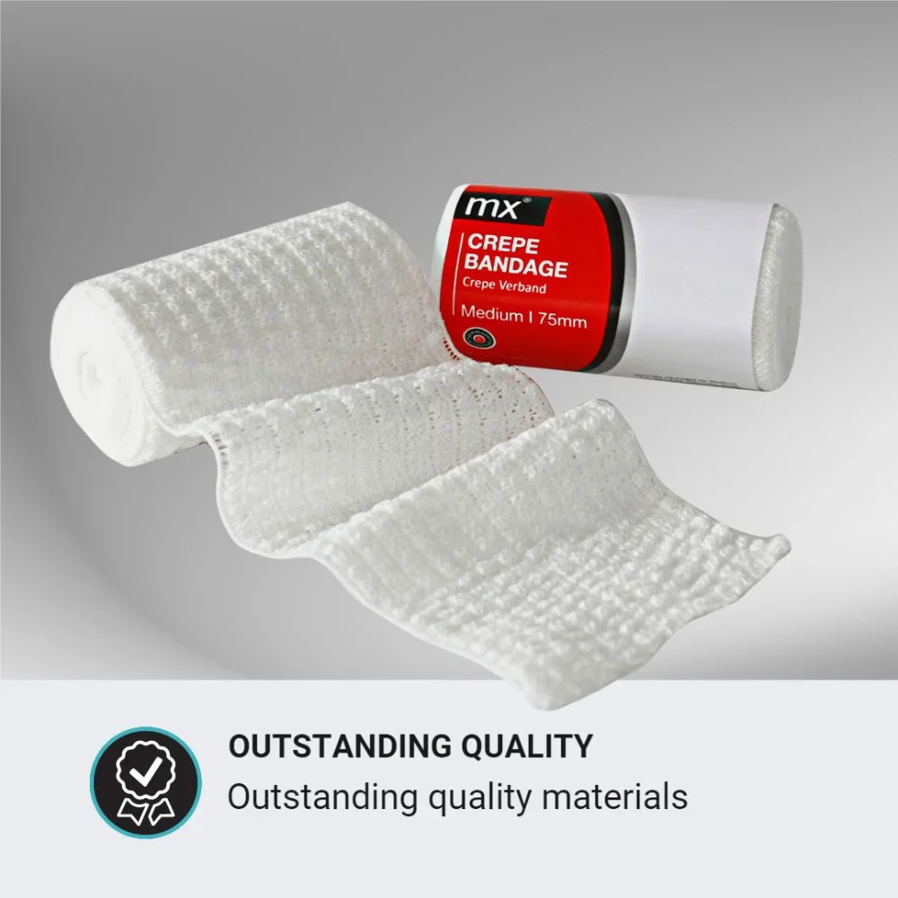 Mx Crepe Bandage 100Mm X 4.5M - Clips(12'S) - Image 3