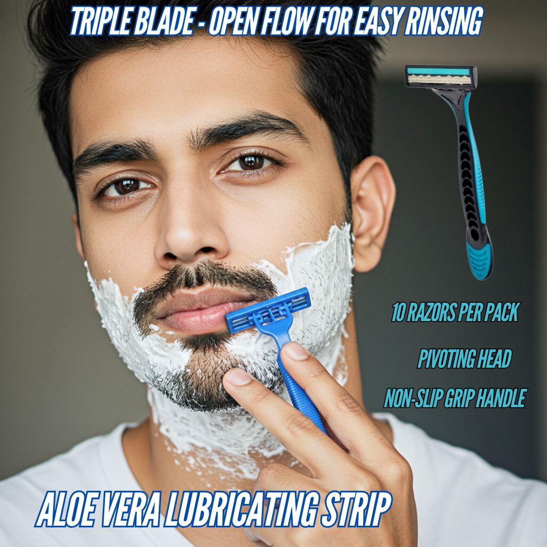 Triple Blade Disposable Razor - Image 2