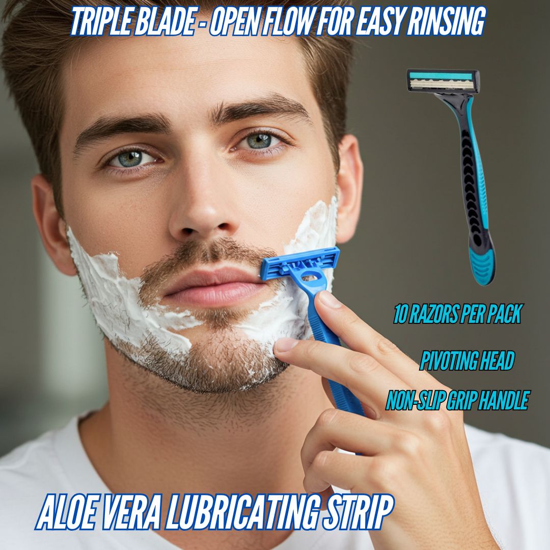 Triple Blade Disposable Razor - Image 3