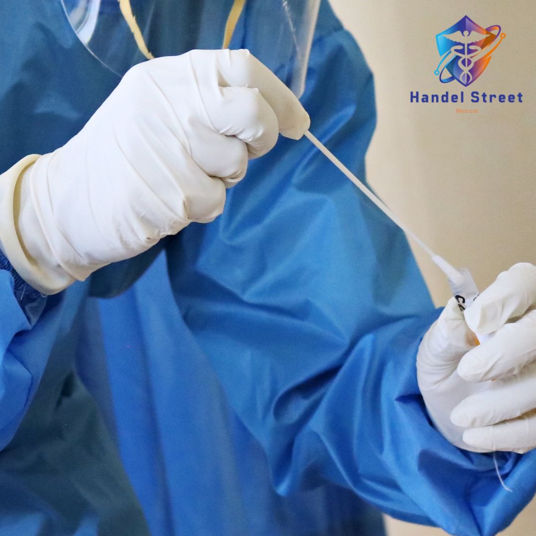 White Nitrile Gloves Powder Free - Image 4