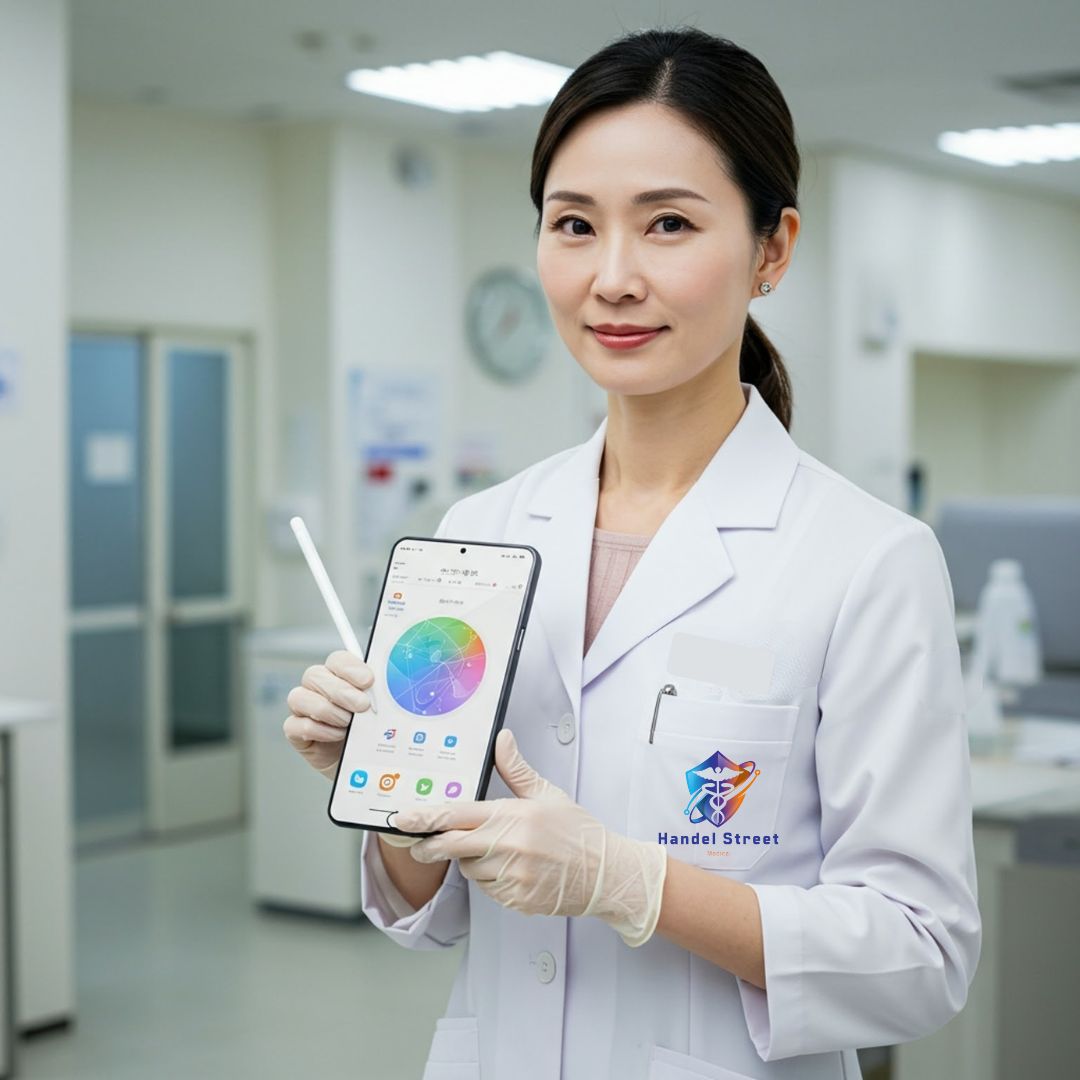 White Nitrile Gloves Powder Free - Image 3