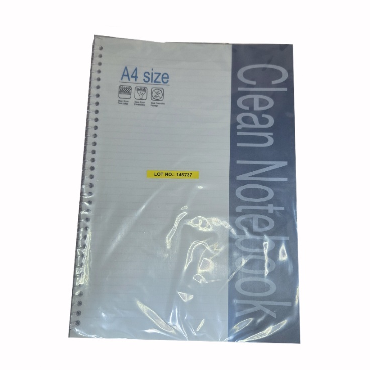 Integrity Cleanroom A4 Lined Notebook