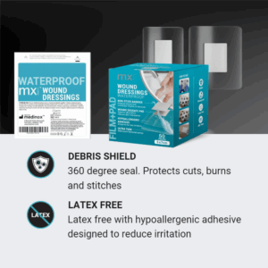 Mx Wound Dressing Film/Pad 10X10Cm (30'S)
