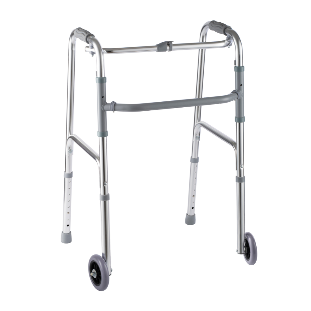 Mx Walker Foldable With Front Wheels