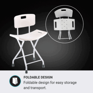 Mx Shower Chair Foldable With Backrest