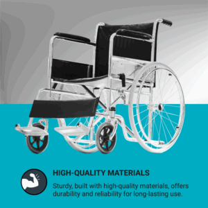 Mx Health Wheelchair (Steel) 120Kg