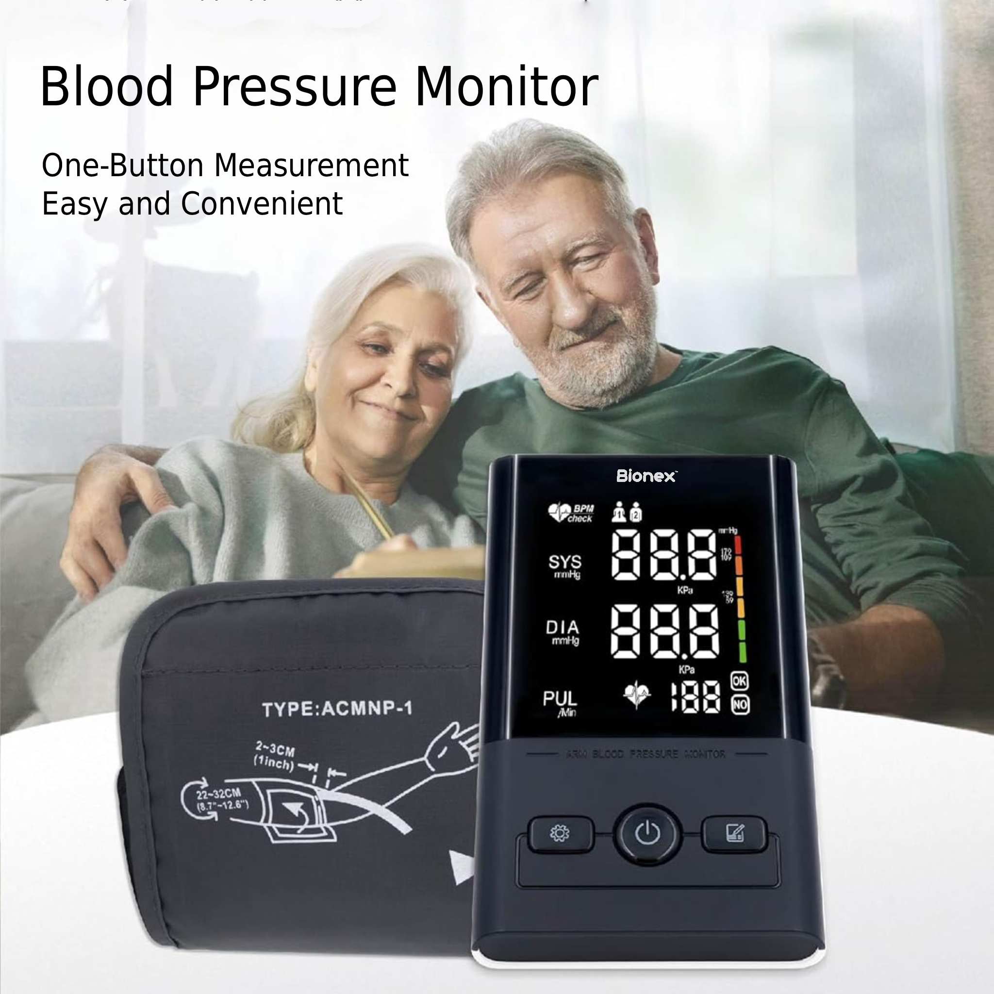 Bionex Advanced BPM | Dual-User Blood Pressure Monitor - Image 4