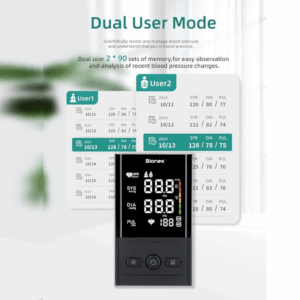 Bionex Advanced BPM | Dual-User Blood Pressure Monitor