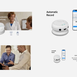 Mini Portable Telemedicine Digital Stethoscopes High Quality Smart Electronics Stethoscope Bluetooth Wireless Stethoscope