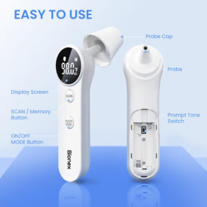 Bionex Ear & Forehead Thermometer | Advanced Infrared Sensor