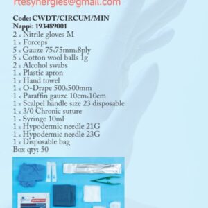 Circumcision Tray With out Instruments minimum order 25 sets