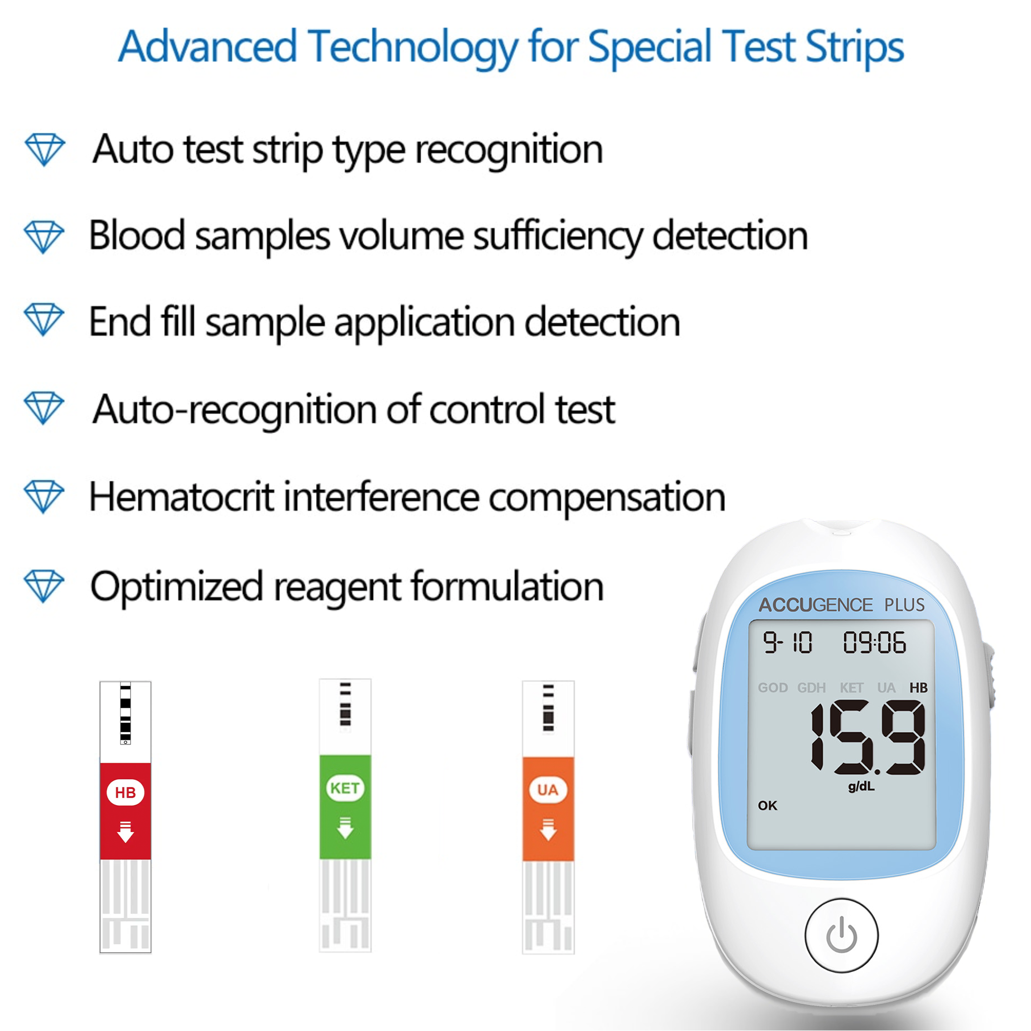 Accugence Multi-Function Blood Meter | 3-in-1 Starter Kit - Image 2