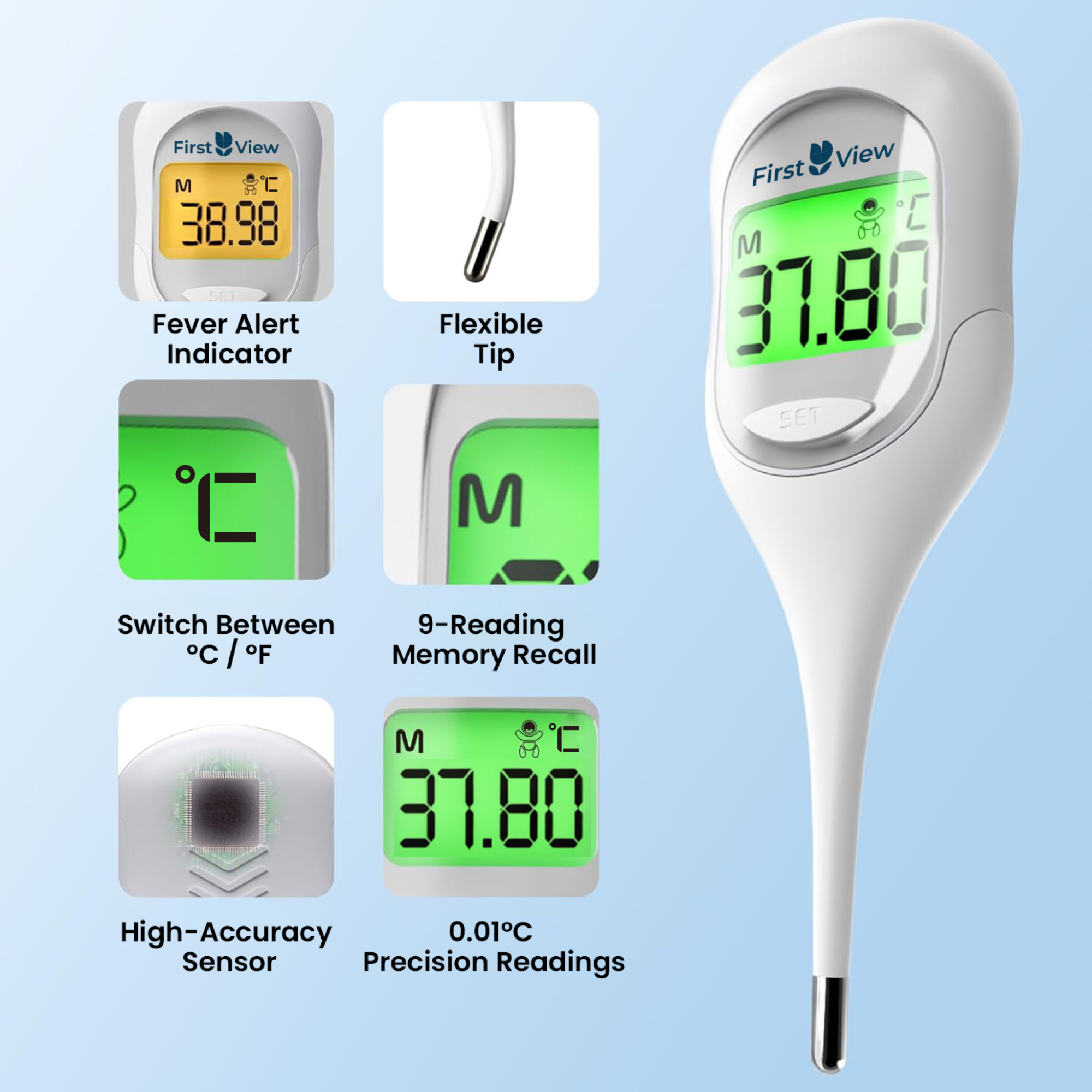 FirstView BBT Thermometer | Precision Fertility Tracking - Image 4