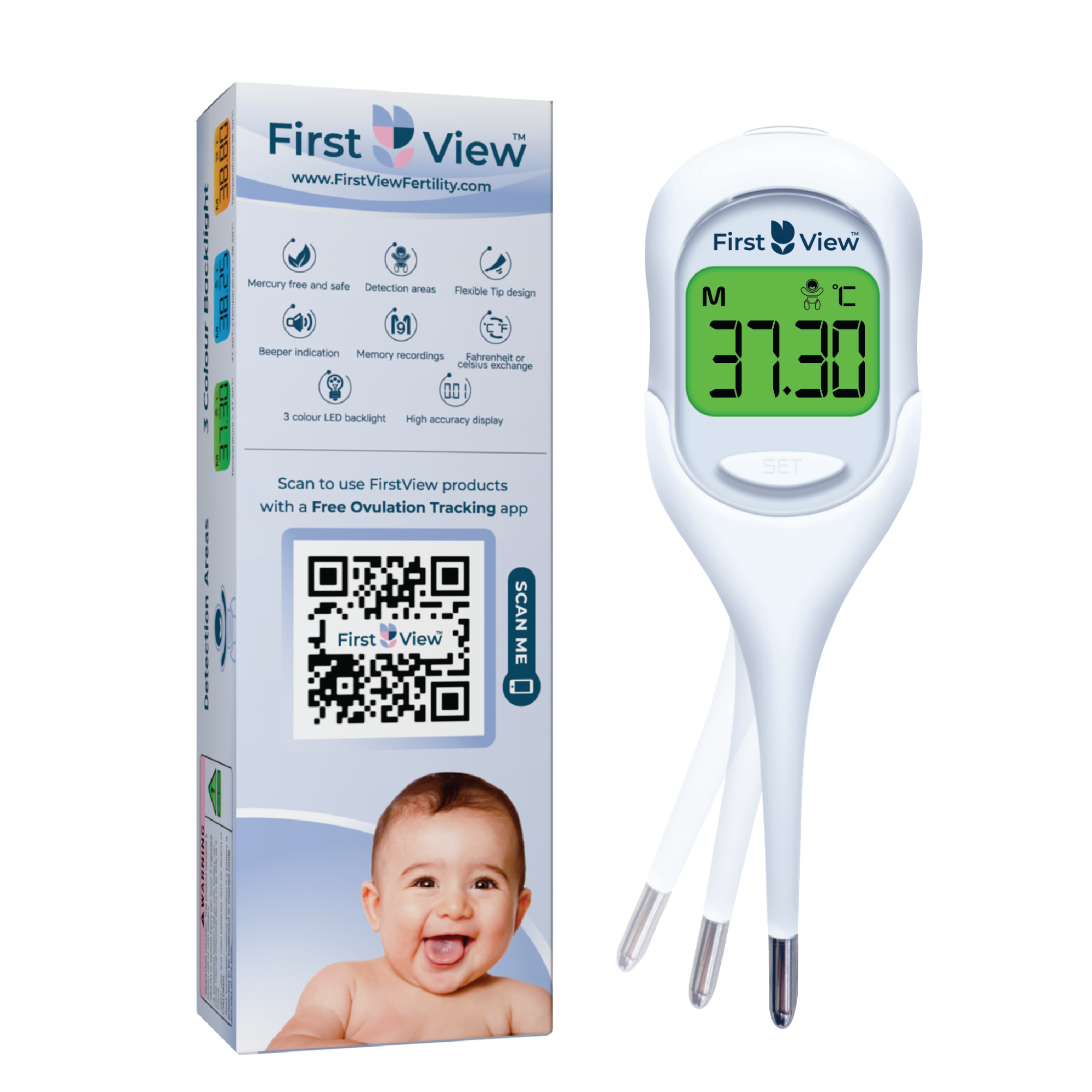 FirstView BBT Thermometer | Precision Fertility Tracking - Image 2