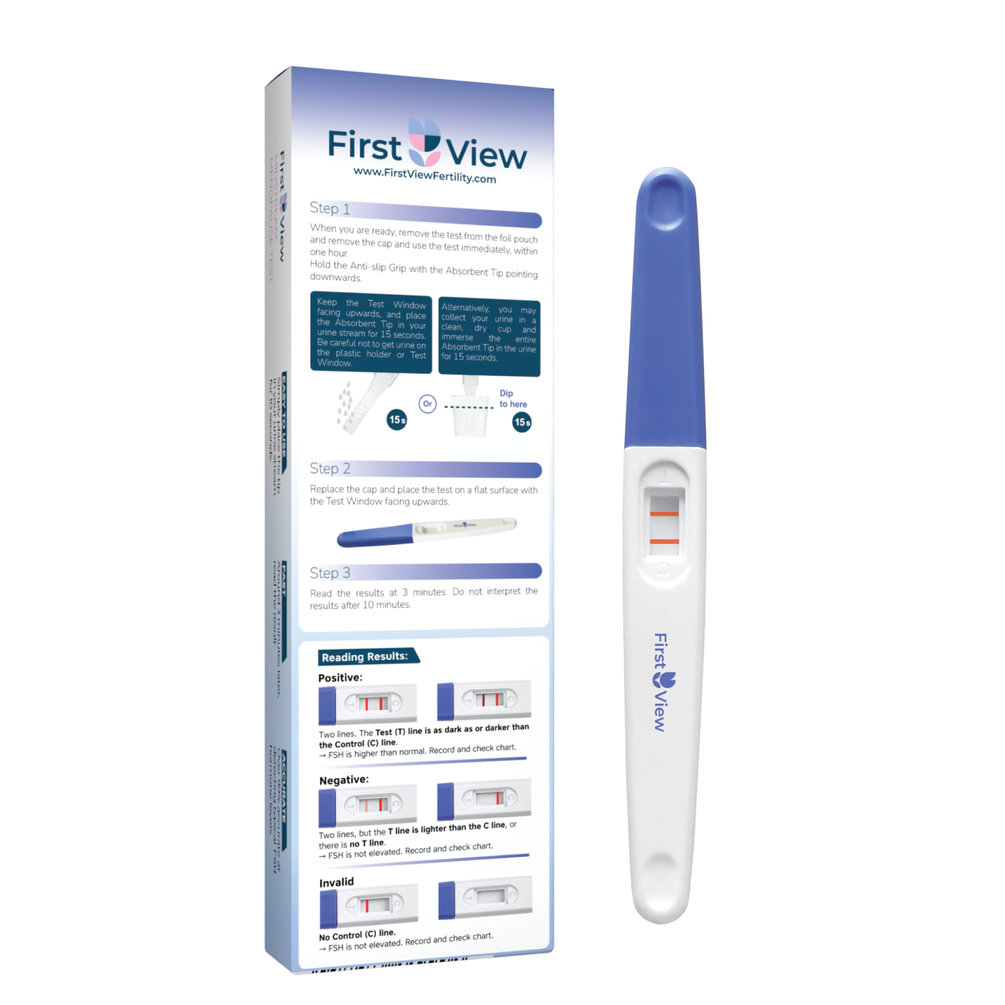 FirstView Menopause Test | Midstream FSH Detection - Image 2