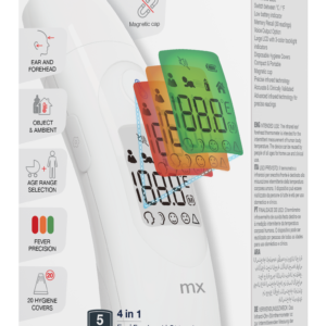 Mx 4 In 1 Ear, Forehead, Room and Surface Thermometer