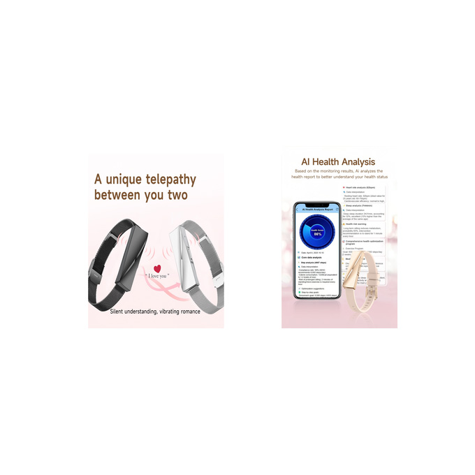 Unisex Smart Bracelet (Silver) - Image 12