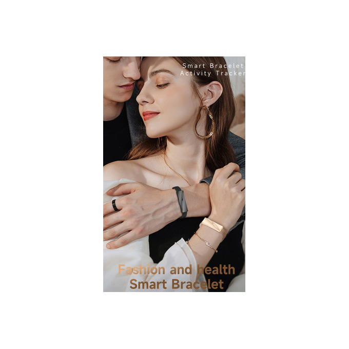 Unisex Smart Bracelet (Silver) - Image 3