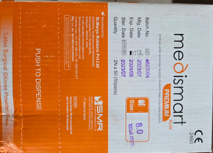 Surgical Gloves - Powder Free - Box 100 - Image 2